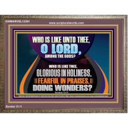AMONG THE GODS WHO IS LIKE THEE  Bible Verse Art Prints  GWMARVEL12591  "36X31"