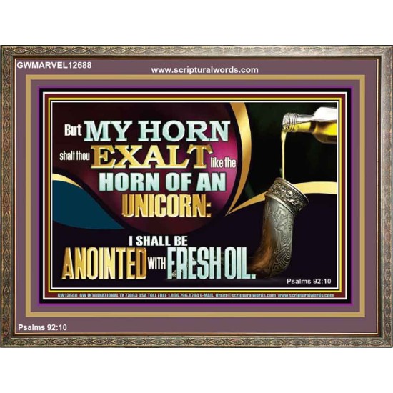 THE HORN OF AN UNICORN  Bible Verses Art Prints  GWMARVEL12688  