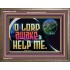 O LORD AWAKE TO HELP ME  Scriptures Décor Wall Art  GWMARVEL12697  "36X31"