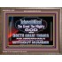 JEHOVAH NISSI THE GREAT THE MIGHTY GOD  Scriptural Décor Wooden Frame  GWMARVEL12698  "36X31"