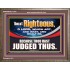 THOU ART RIGHTEOUS O LORD  Christian Wooden Frame Wall Art  GWMARVEL12702  "36X31"