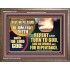 REPENT AND TURN TO GOD AND DO WORKS MEET FOR REPENTANCE  Christian Quotes Wooden Frame  GWMARVEL12716  "36X31"