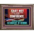 CONFIDENCE WHICH HATH GREAT RECOMPENCE OF REWARD  Bible Verse Wooden Frame  GWMARVEL12719  "36X31"