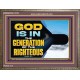 GOD IS IN THE GENERATION OF THE RIGHTEOUS  Scripture Art  GWMARVEL12722  