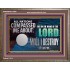 IN THE NAME OF THE LORD WILL I DESTROY THEM  Biblical Paintings Wooden Frame  GWMARVEL12966  "36X31"