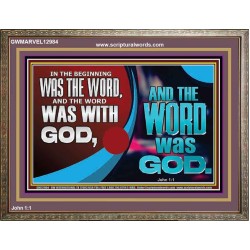 THE WORD OF LIFE THE FOUNDATION OF HEAVEN AND THE EARTH  Ultimate Inspirational Wall Art Picture  GWMARVEL12984  "36X31"