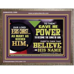 POWER TO BECOME THE SONS OF GOD  Eternal Power Picture  GWMARVEL12989  "36X31"
