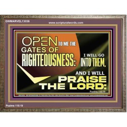 OPEN TO ME THE GATES OF RIGHTEOUSNESS  Children Room Décor  GWMARVEL13036  "36X31"