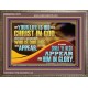 WHEN CHRIST WHO IS OUR LIFE SHALL APPEAR  Children Room Wall Wooden Frame  GWMARVEL13073  