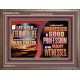 LAY HOLD ON ETERNAL LIFE WHEREUNTO THOU ART ALSO CALLED  Ultimate Inspirational Wall Art Wooden Frame  GWMARVEL13084  