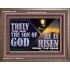 TRULY THIS WAS THE SON OF GOD HE IS RISEN FROM THE DEAD  Sanctuary Wall Wooden Frame  GWMARVEL13092  "36X31"