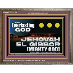 EVERLASTING GOD JEHOVAH EL GIBBOR MIGHTY GOD   Biblical Paintings  GWMARVEL13104  "36X31"