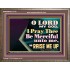 LORD MY GOD, I PRAY THEE BE MERCIFUL UNTO ME, AND RAISE ME UP  Unique Bible Verse Wooden Frame  GWMARVEL13112  "36X31"