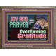 JOY AND PRAYER BRINGS OVERFLOWING GRATITUDE  Bible Verse Wall Art  GWMARVEL13117  