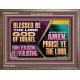 LET ALL THE PEOPLE SAY PRAISE THE LORD HALLELUJAH  Art & Wall Décor Wooden Frame  GWMARVEL13128  
