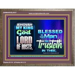 THE MAN THAT TRUSTETH IN THE LORD  Unique Power Bible Picture  GWMARVEL9557  "36X31"