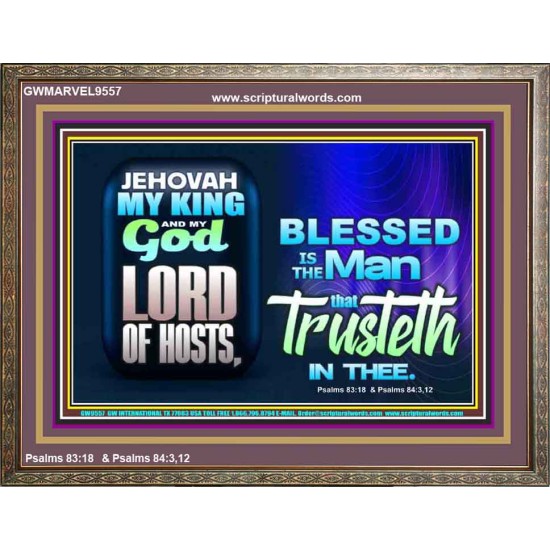 THE MAN THAT TRUSTETH IN THE LORD  Unique Power Bible Picture  GWMARVEL9557  