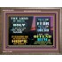 LORD OF HOSTS ONLY HOPE OF SAFETY  Unique Scriptural Wooden Frame  GWMARVEL9565  "36X31"