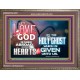 LED THE LOVE OF GOD SHED ABROAD IN OUR HEARTS  Large Wooden Frame  GWMARVEL9597  