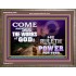 COME AND SEE THE WORKS OF GOD  Scriptural Prints  GWMARVEL9600  "36X31"