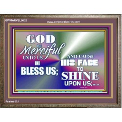BE MERCIFUL UNTO ME O GOD  Home Art Wooden Frame  GWMARVEL9602  "36X31"