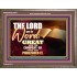 THE LORD GAVE THE WORD  Bathroom Wall Art  GWMARVEL9604  "36X31"