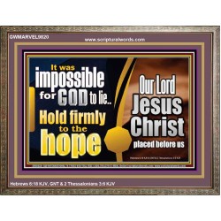 GOD NEVER LIE ONLY BELIEVE  Art & Wall Décor  GWMARVEL9820  "36X31"