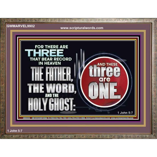 THE THREE THAT BEAR RECORD IN HEAVEN  Modern Wall Art  GWMARVEL9902  