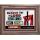 WHOSOEVER BELIEVETH ON HIM SHALL NOT BE ASHAMED  Contemporary Christian Wall Art  GWMARVEL9917  