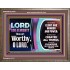 LORD GOD ALMIGHTY HOSANNA IN THE HIGHEST  Contemporary Christian Wall Art Wooden Frame  GWMARVEL9925  "36X31"