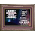 JEHOVAH IS A MAN OF WAR PRAISE HIS HOLY NAME  Encouraging Bible Verse Wooden Frame  GWMARVEL9955  "36X31"