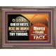 MERCY AND TRUTH SHALL GO BEFORE THEE O LORD OF HOSTS  Christian Wall Art  GWMARVEL9982  