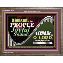 DO YOU KNOW THE JOYFUL SOUND  Sciptural Décor  GWMARVEL9983  "36X31"