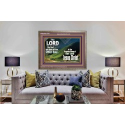 THE LORD WILL UNDO ALL THY AFFLICTIONS  Custom Wall Scriptural Art  GWMARVEL10301  "36X31"