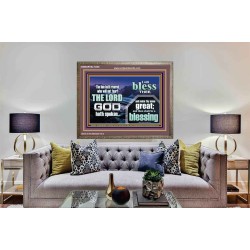I BLESS THEE AND THOU SHALT BE A BLESSING  Custom Wall Scripture Art  GWMARVEL10306  "36X31"