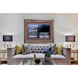 THE GLORY OF THE LORD WILL BE UPON YOU  Custom Inspiration Scriptural Art Wooden Frame  GWMARVEL10320  "36X31"