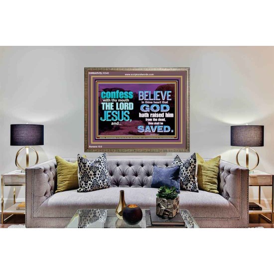 IN CHRIST JESUS IS ULTIMATE DELIVERANCE  Bible Verse for Home Wooden Frame  GWMARVEL10343  