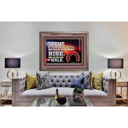 BE MADE WHOLE IN THE MIGHTY NAME OF JESUS CHRIST  Sanctuary Wall Picture  GWMARVEL10361  "36X31"