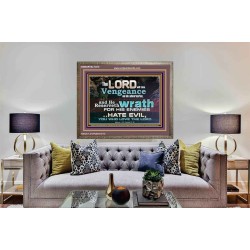 HATE EVIL YOU WHO LOVE THE LORD  Children Room Wall Wooden Frame  GWMARVEL10378  "36X31"