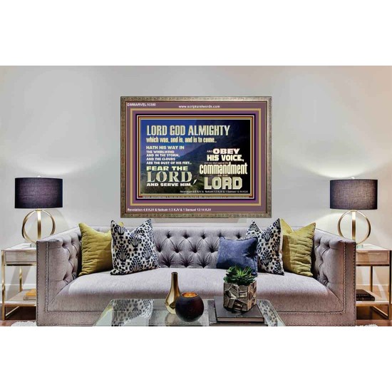 REBEL NOT AGAINST THE COMMANDMENTS OF THE LORD  Ultimate Inspirational Wall Art Picture  GWMARVEL10380  