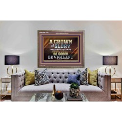 CROWN OF GLORY FOR OVERCOMERS  Scriptures Décor Wall Art  GWMARVEL10440  "36X31"