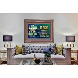 THE LORD IS WITH YOU TO SAVE YOU  Christian Wall Décor  GWMARVEL10489  "36X31"