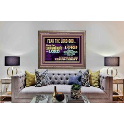 OBEY THE COMMANDMENT OF THE LORD  Contemporary Christian Wall Art Wooden Frame  GWMARVEL10539  "36X31"