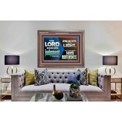 BRING ME FORTH TO THE LIGHT O LORD JEHOVAH  Scripture Art Prints Wooden Frame  GWMARVEL10563  "36X31"