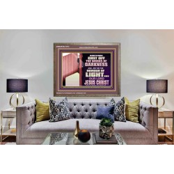 CAST OFF THE WORKS OF DARKNESS  Scripture Art Prints Wooden Frame  GWMARVEL10572  "36X31"