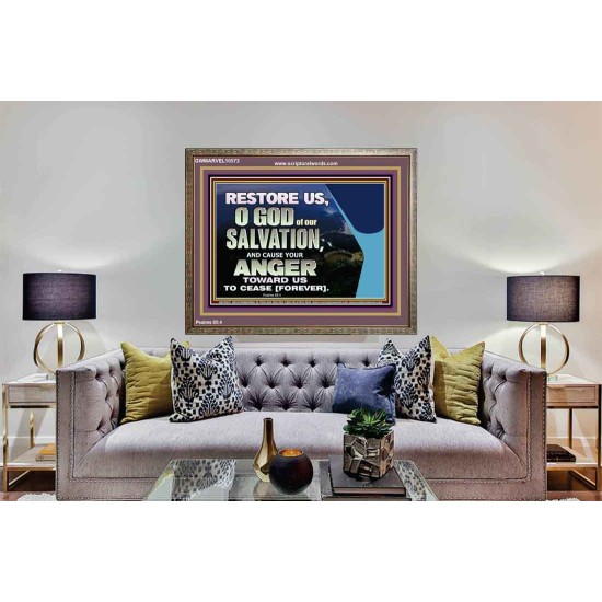 GOD OF OUR SALVATION  Scripture Wall Art  GWMARVEL10573  