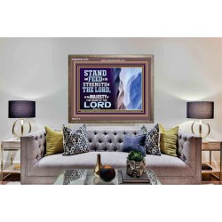 STAND AND FEED IN THE STRENGTH OF THE LORD  Décor Art Work  GWMARVEL10594  