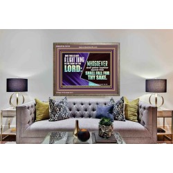 YOU WILL DEFEAT THOSE WHO ATTACK YOU  Custom Inspiration Scriptural Art Wooden Frame  GWMARVEL10615B  
