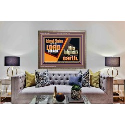 JEHOVAH SHALOM IS THE LORD OUR GOD  Ultimate Inspirational Wall Art Wooden Frame  GWMARVEL10662  "36X31"