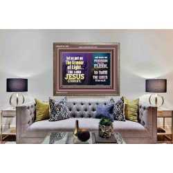THE ARMOUR OF LIGHT OUR LORD JESUS CHRIST  Ultimate Inspirational Wall Art Wooden Frame  GWMARVEL10689  "36X31"